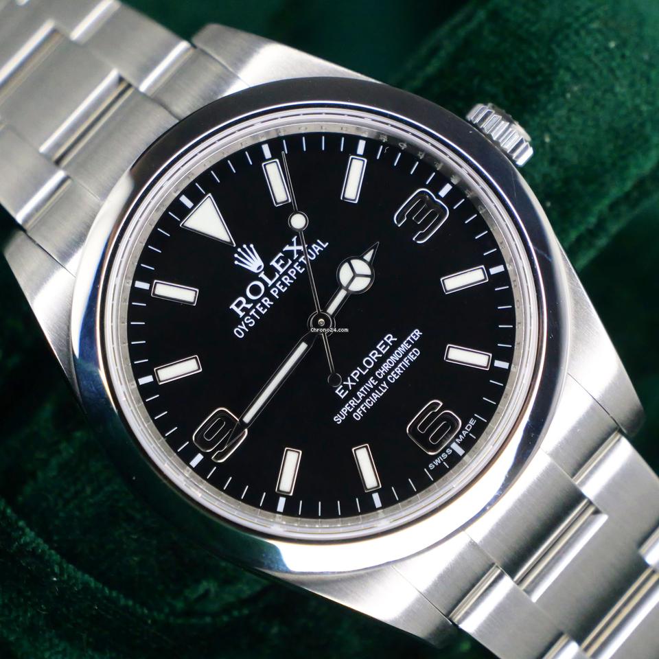 Rolex | Explorer | 214270 | Steel | 39 mm | Steel | Black | Automatic