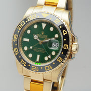 Rolex | GMT-Master II | 116718LN | Yellow gold | 40 mm | Yellow gold | Green | Automatic