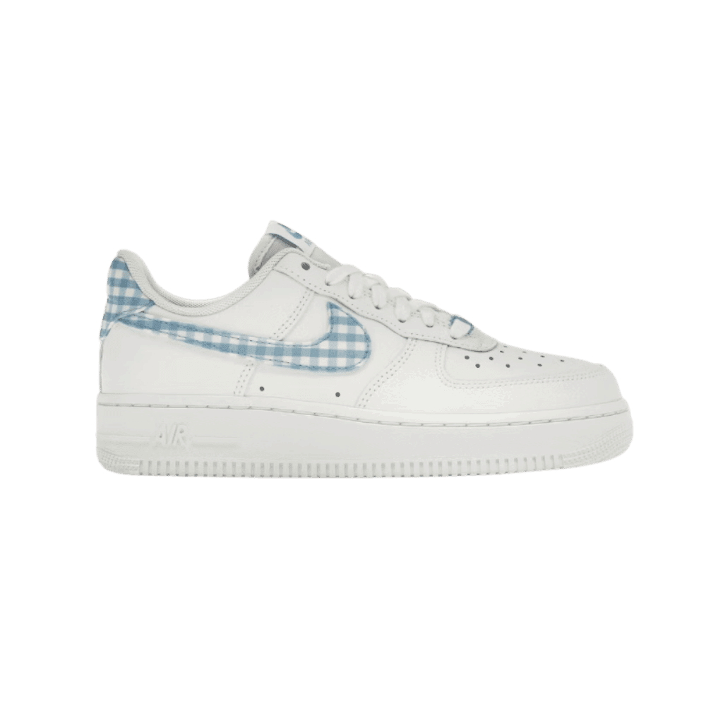 Nike Air Force 1 Low '07 Essential White University Blue Gingham