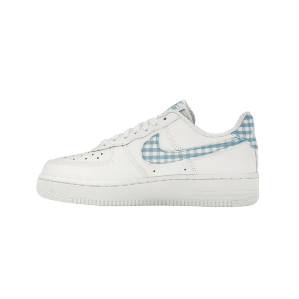 Nike Air Force 1 Low '07 Essential White University Blue Gingham