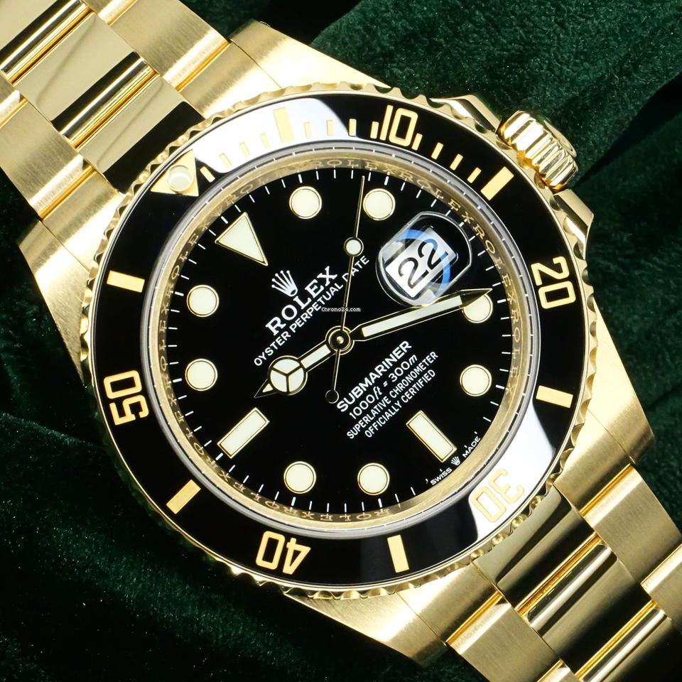 Rolex | Submariner | 126618LN | Yellow gold | 41 mm | Yellow gold | Black | Automatic