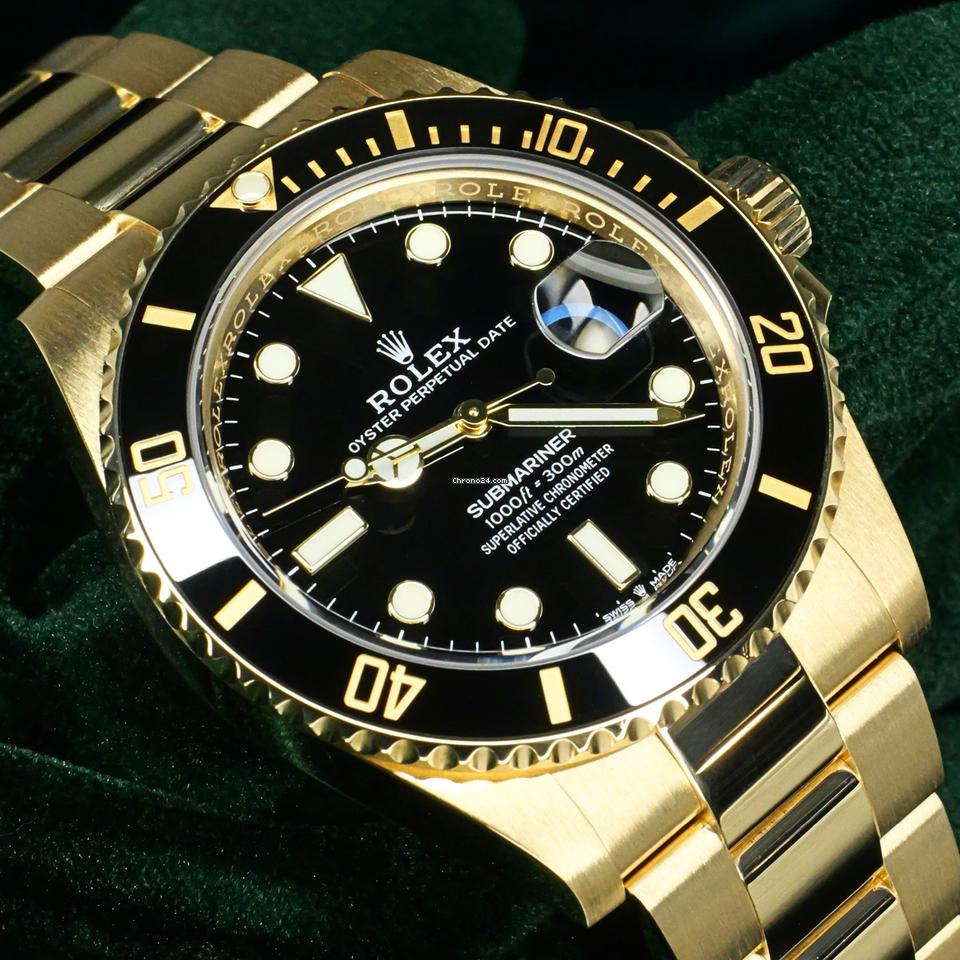 Rolex | Submariner | 126618LN | Yellow gold | 41 mm | Yellow gold | Black | Automatic