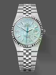 Rolex | Land-Dweller | 127336 | Platinum | 40 mm | Platinum | Blue | Automatic
