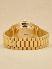 Rolex | Day-Date | 228238 | Yellow gold | 40 mm | Green