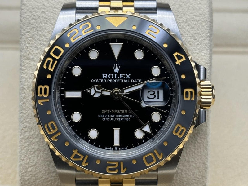 Rolex | GMT-Master II | 126713GRNR | Gold/Steel | 40 mm | Black | Automatic