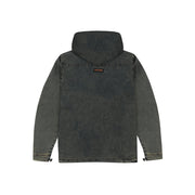 ACID WASH DENIM MEN'S HOODIE