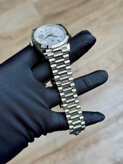 Rolex | Day-Date | 228239 | White gold | 40 mm | White gold | Meteorite | Automatic