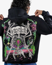 Hypnosis - Black Oversized Hoodie