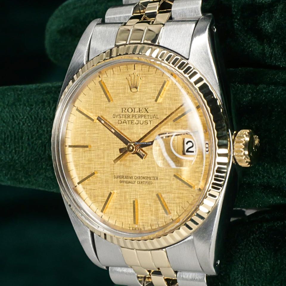 Rolex | Datejust | 16013 | Gold/Steel | 36 mm | Gold/Steel | Champagne | Automatic