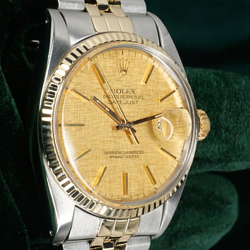 Rolex | Datejust | 16013 | Gold/Steel | 36 mm | Gold/Steel | Champagne | Automatic