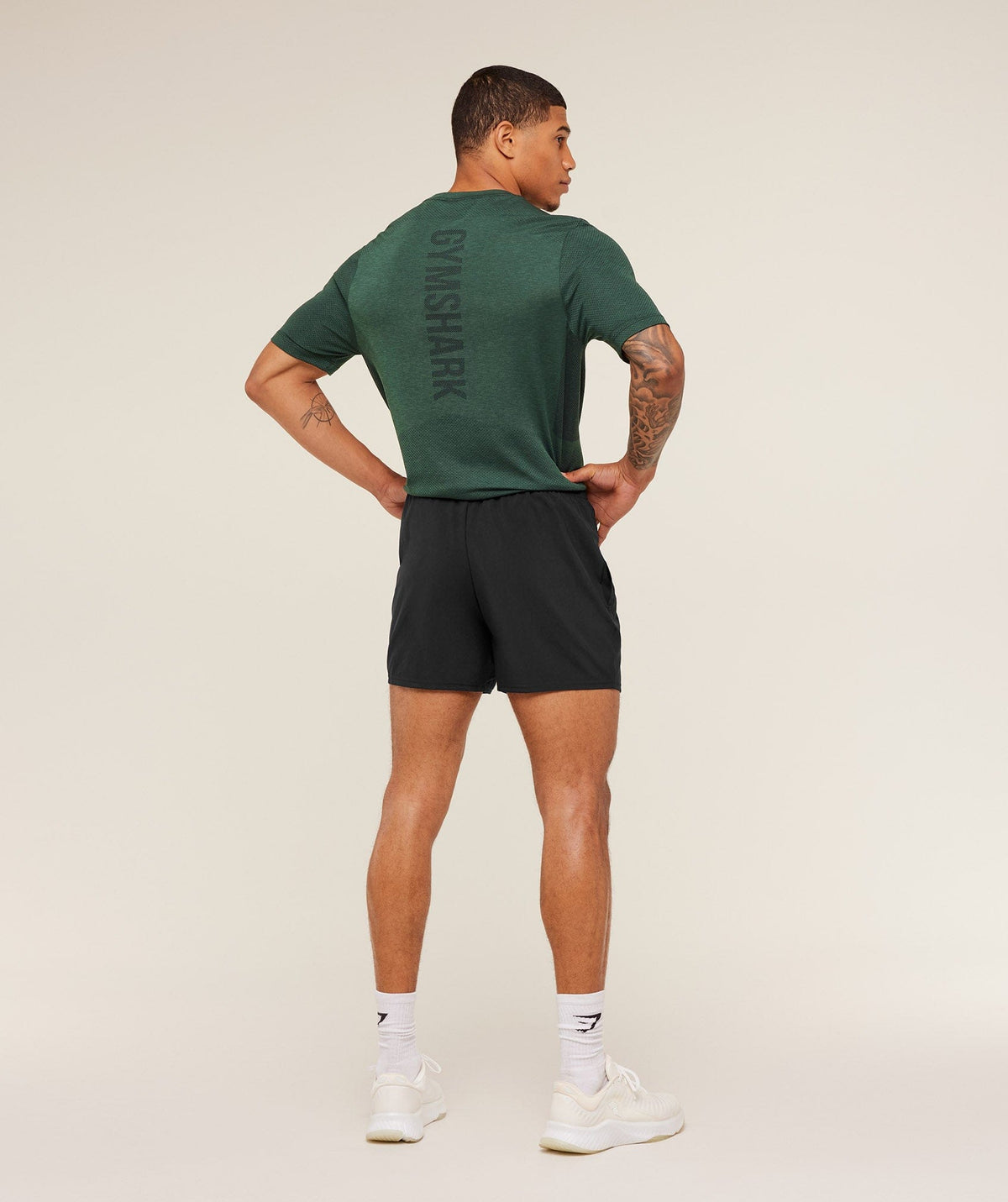 Gymshark Lightweight Seamless T-Shirt - GS Victory Green/ Marl