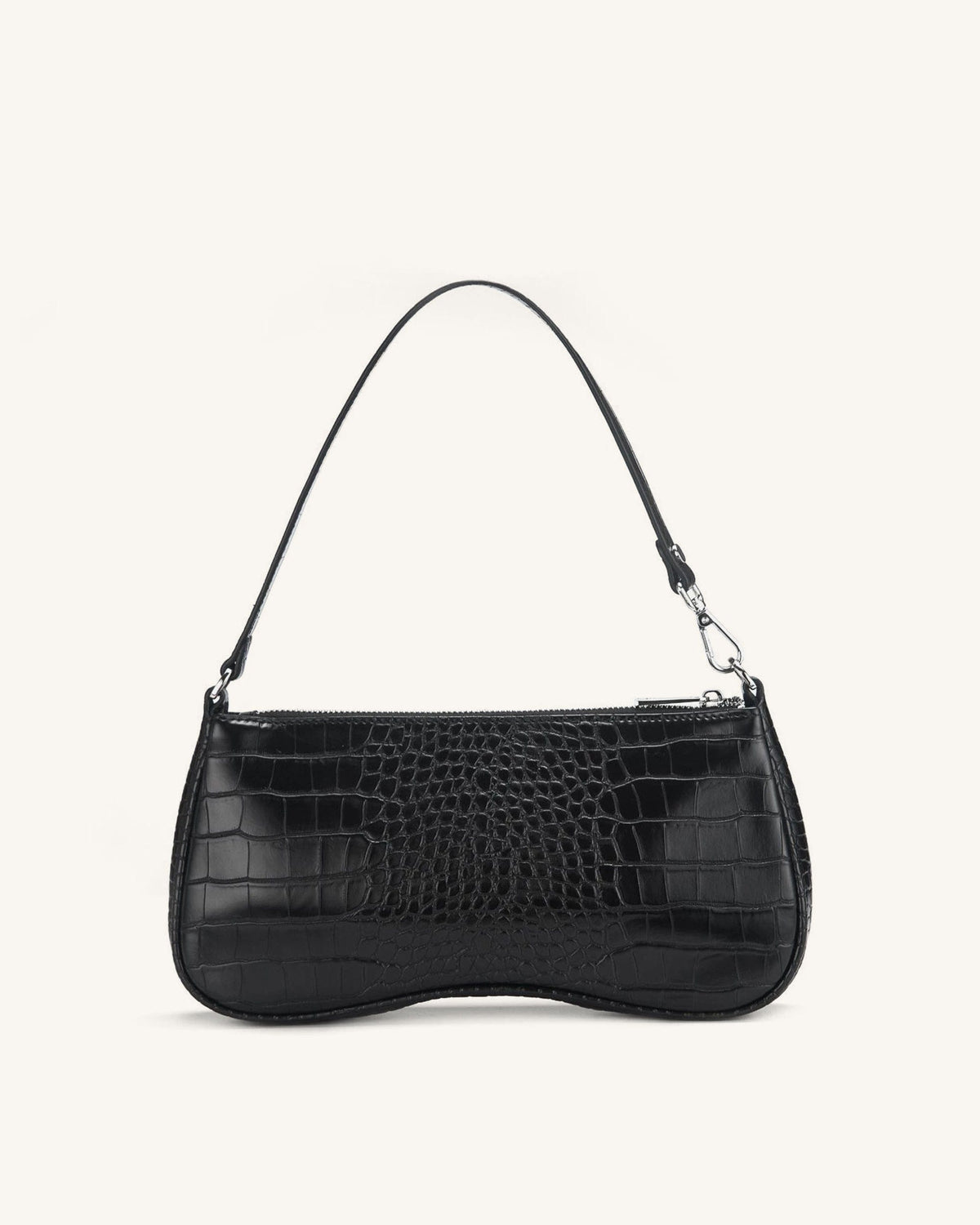 Eva Shoulder Handbag - Blue Denim Weave