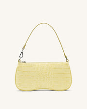 Eva Shoulder Handbag - Blue Denim Weave