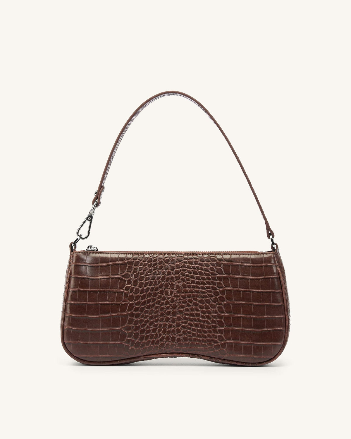 Eva Shoulder Handbag - Blue Denim Weave