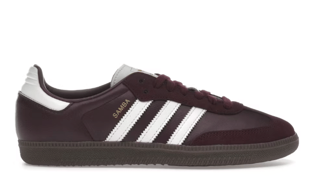 Adidas Samba OG Maroon Off White Gum