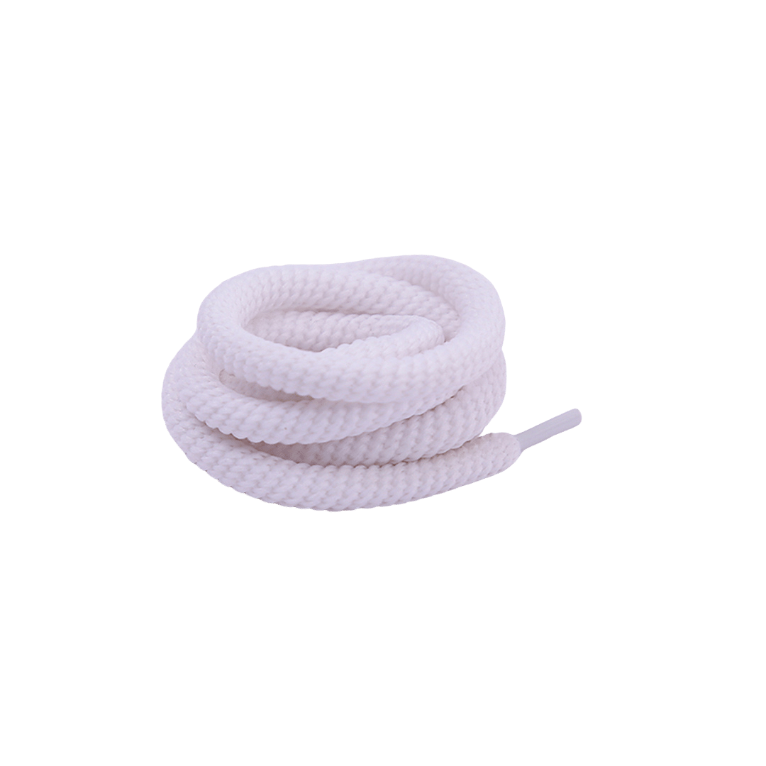 White Wired Rope Shoelaces | Premium Sneaker Laces – KNOTTY