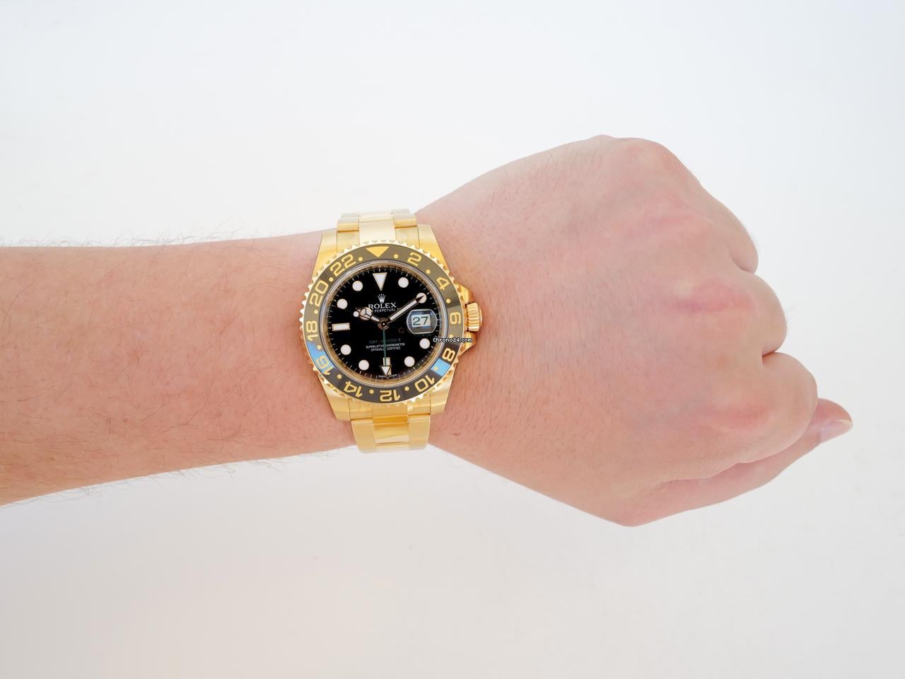 Rolex | GMT-Master II | 116718LN | Yellow gold | 40 mm | Yellow gold | Black | Automatic