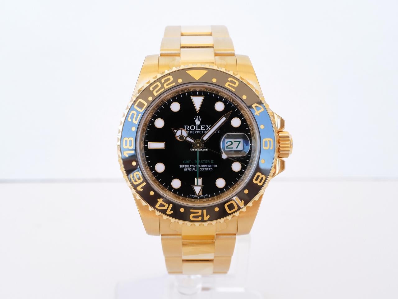 Rolex | GMT-Master II | 116718LN | Yellow gold | 40 mm | Yellow gold | Black | Automatic