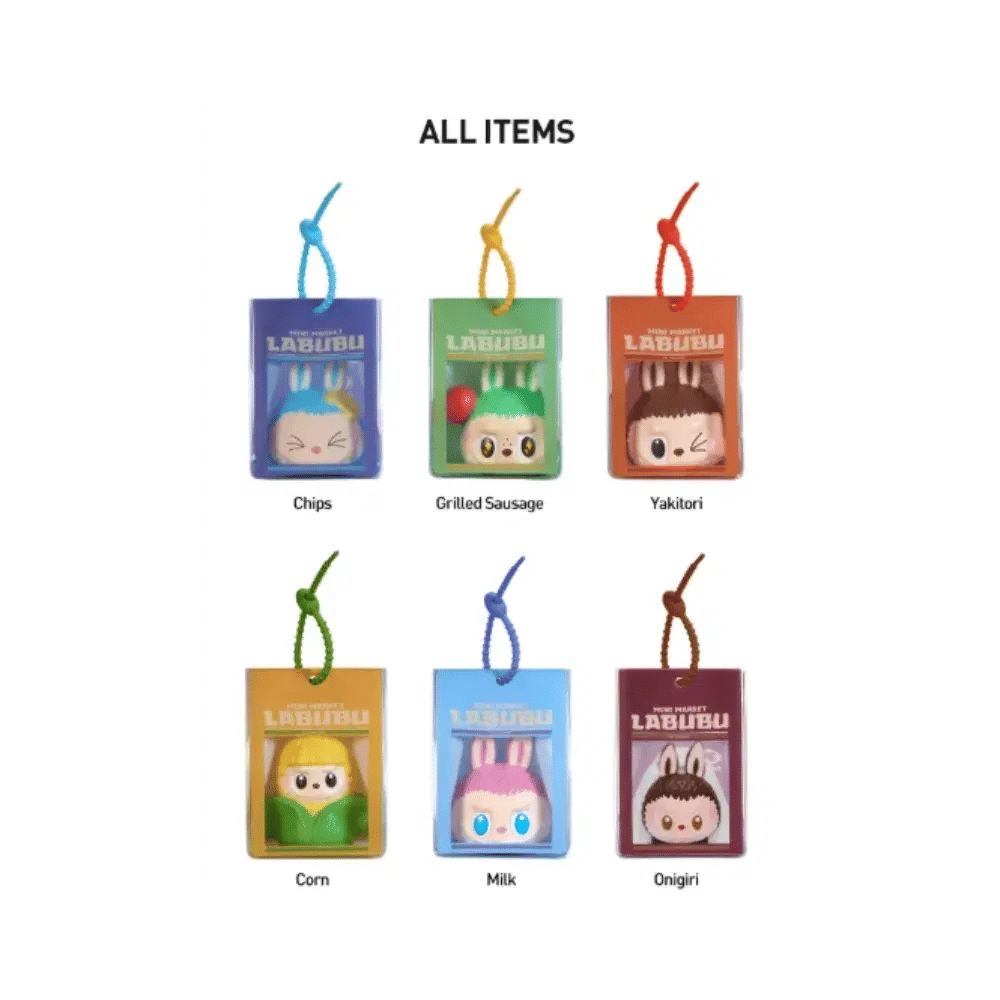 Pop Mart Labubu The Monsters Wacky Mart Series Squishy Charm Single Blind Box
