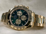 Rolex | Daytona | 126508 | Yellow gold | 40 mm | Yellow gold | Green | Automatic