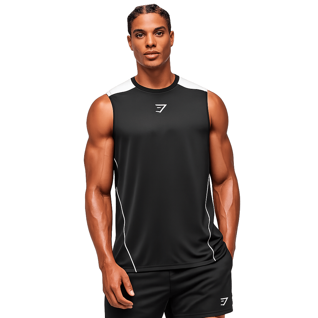 Gymshark Arrival Block Tank Black