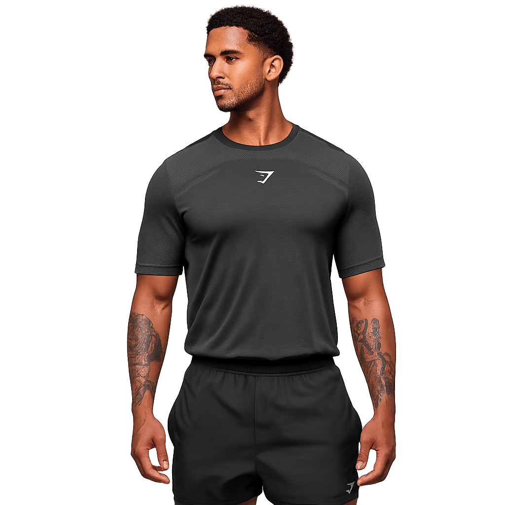 Gymshark Lightweight Seamless T-Shirt Black