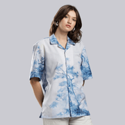 Toile de Jouy Resort Collar Shirt