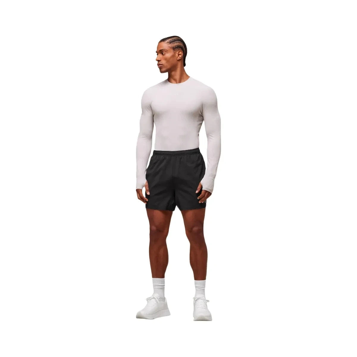 Gymshark everywear Warp Knit LS T-Shirt - Tame Grey