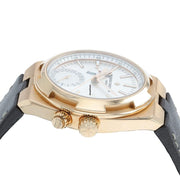 Vacheron Constantin Relógio masculino Vacheron Constantin no exterior mostrador prata ouro rosa 18k 41 mm 7900 V