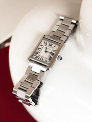 Cartier Tank Solo Steel SM Size Women's Watch