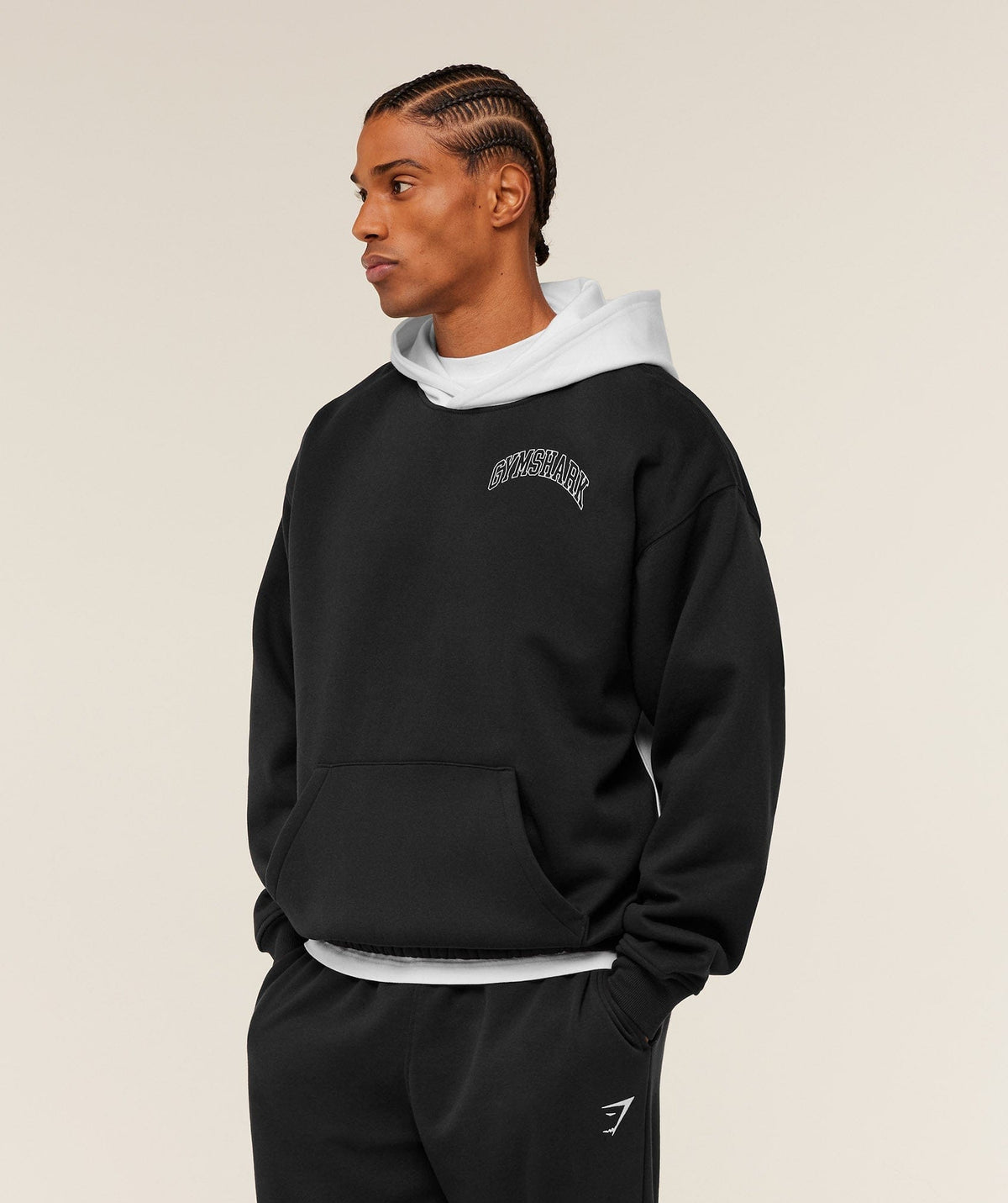 Gymshark Collegiate Tech Hoodie - GS Black