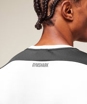 Gymshark Arrival Block T-Shirt - White
