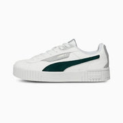 Puma Carina 2.0 Zuki Women'S Casual Sneakers Warm White-Cool Light Gray-Green Terrain