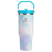 The IceFlow Flip Straw Tumbler | 30 OZ Sea Glass Plume