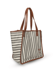 Retro Stripe Ladies Work Tote
