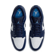 AIR JORDAN 1 LOW NAVY / UNIVERSITY BLUE-WHITE