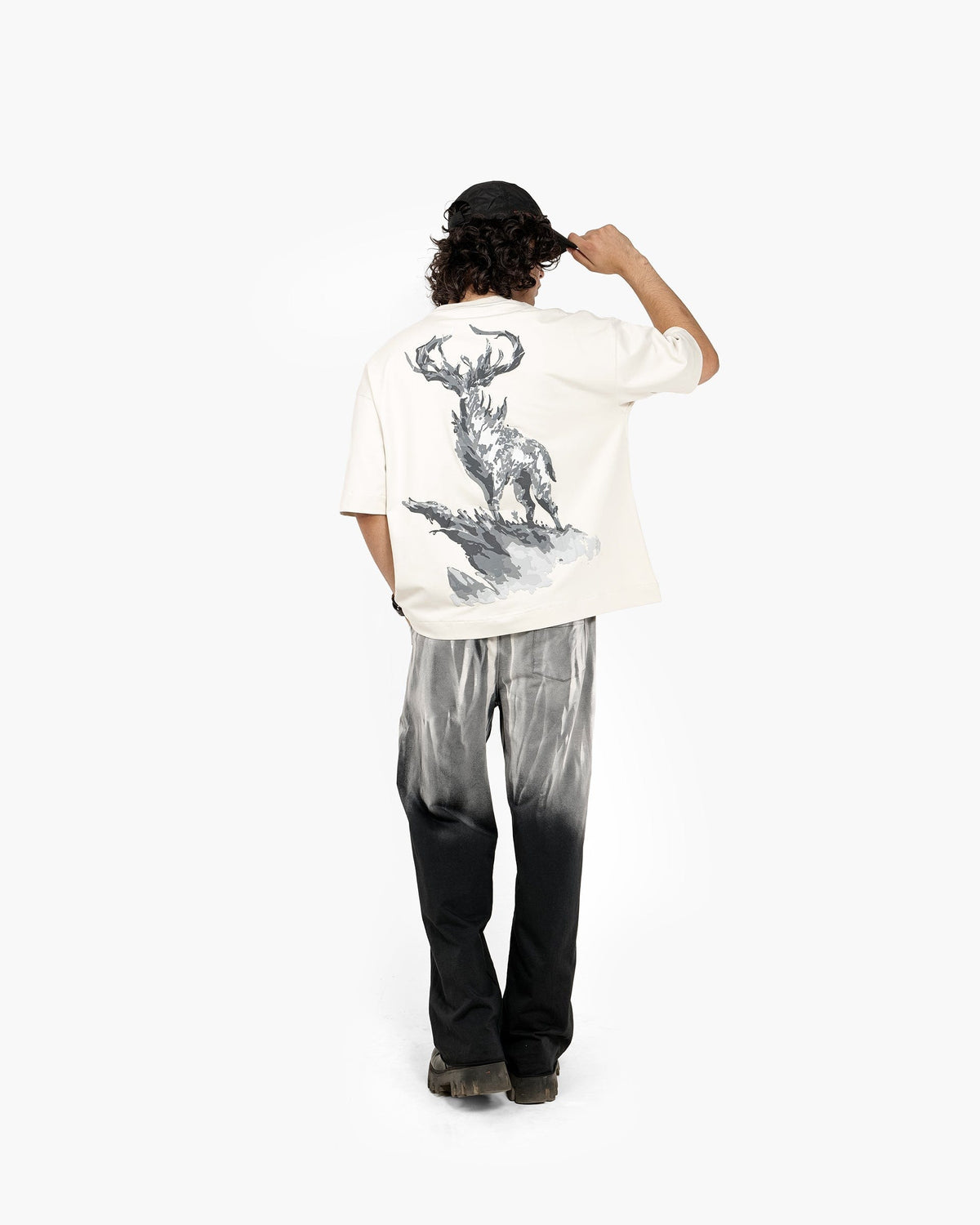 The Summit G.O.A.T. - Grey Oversized T-Shirt