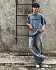 Ocean Blue // Box fit Oversized Unisex T-shirt