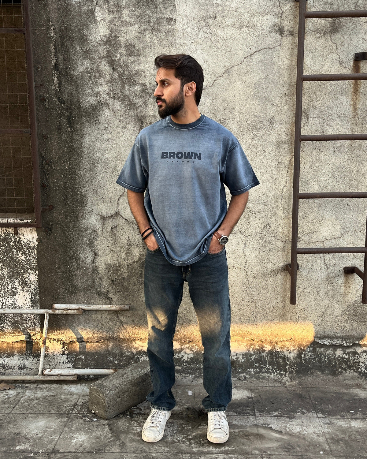 Ocean Blue // Box fit Oversized Unisex T-shirt