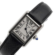 Cartier Tank Must Small Quartz Leather Band Women's Watch AA56344