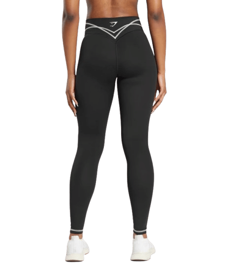 Women's Gymshark Stitch Feature Leggings Black