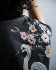 Bloomed Tee - Black Pigment Washed Oversized T-shirt