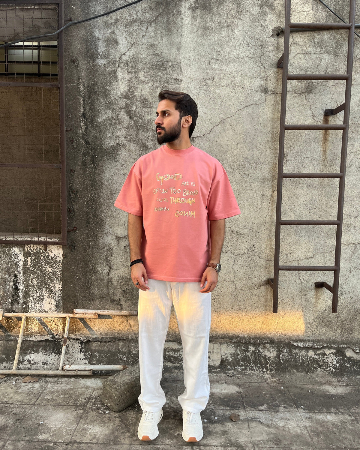 Eternity // Peach Oversized Unisex T-shirt