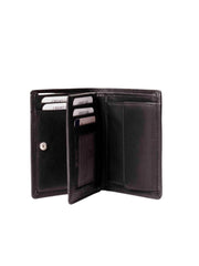 Filato Portrait Men's Leather Wallet With RFID | Black