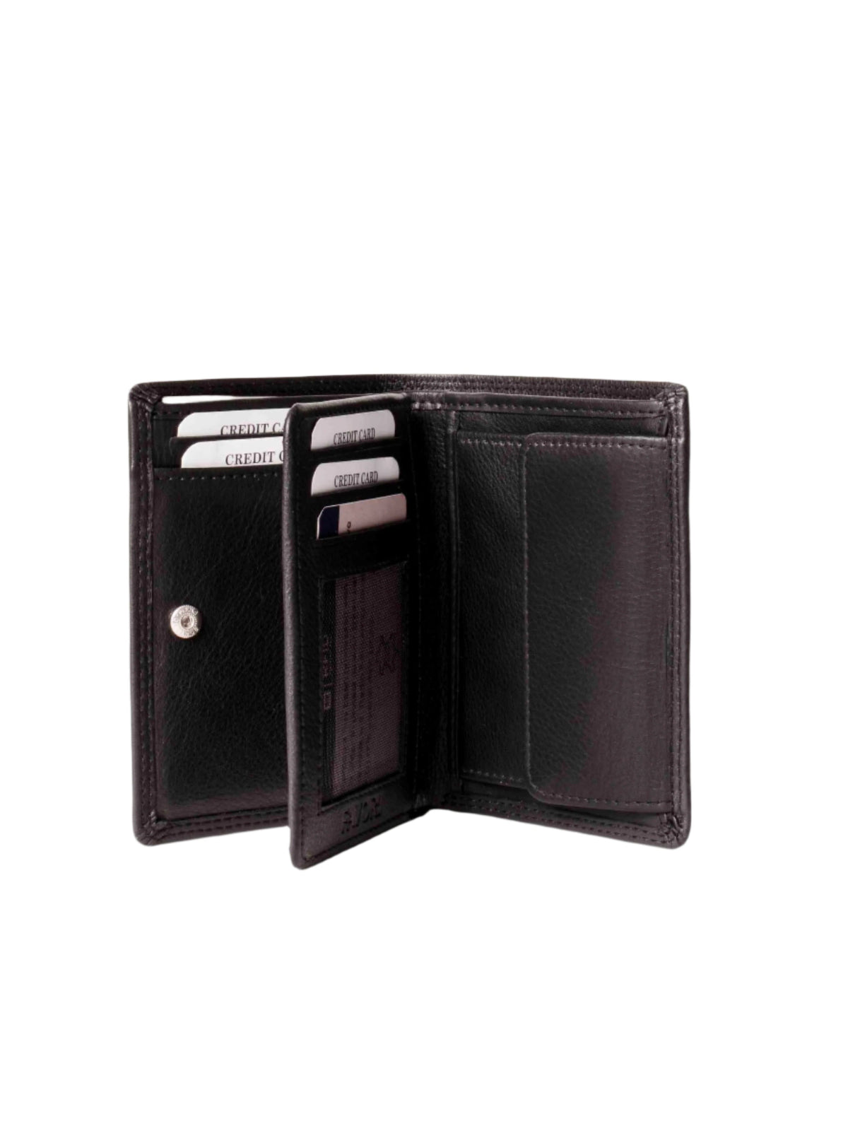 Filato Portrait Men's Leather Wallet With RFID | Black