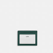 Coach Slim Id Card Case Emerald Emerald