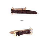 Cartier Round Burgundy Pin Buckle 24 MM Original Dial 7227108130