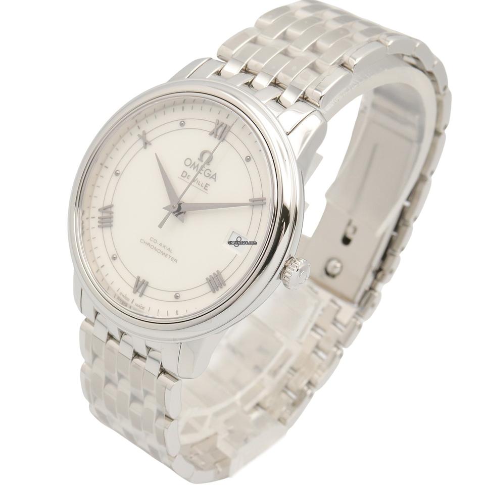 Omega De Ville Prestige Wrist Watch 424.10.37.20.04.001 Automatic SS NEW mens