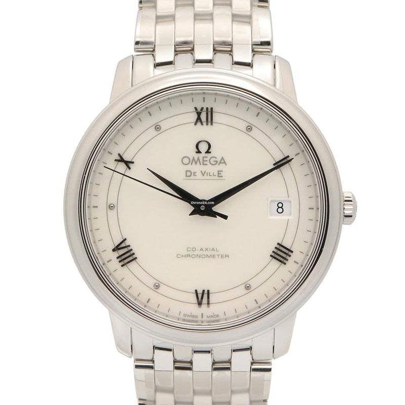 Omega De Ville Prestige Wrist Watch 424.10.37.20.04.001 Automatic SS NEW mens