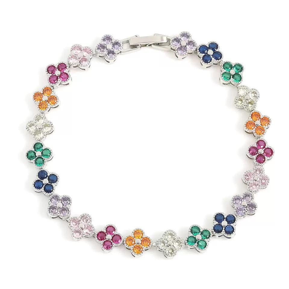 Rainbow Clover Bracelet